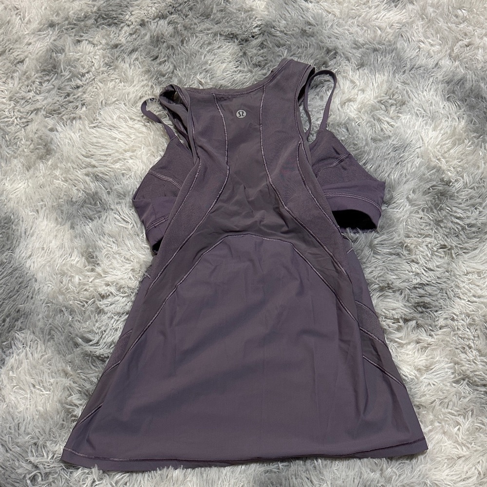 Lululemon tank top with connected bra - Picture 5 of 6
